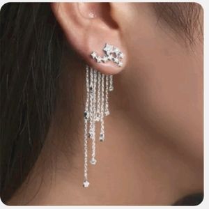 Fashion Dangle Earrings Silver